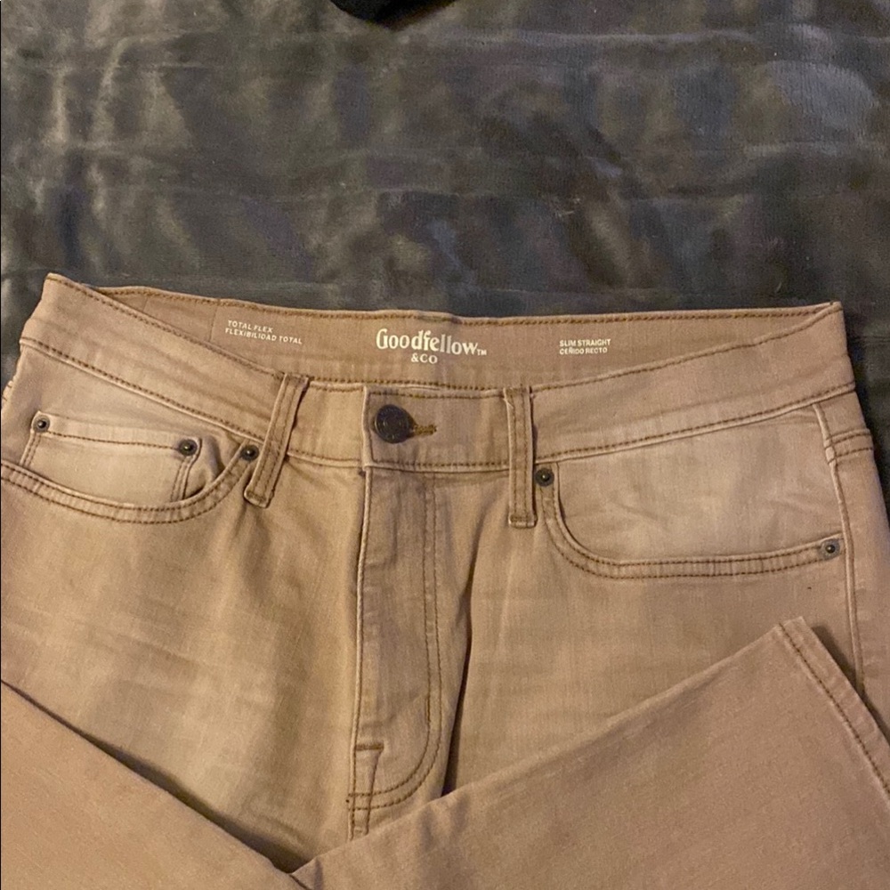 Tan jeans